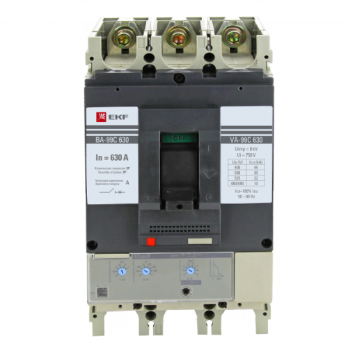 Выключатель автоматический ВА-99C (Compact NS) 630/500А 3P 45кА EKF PROxima|mccb99C-630-500|EKF 